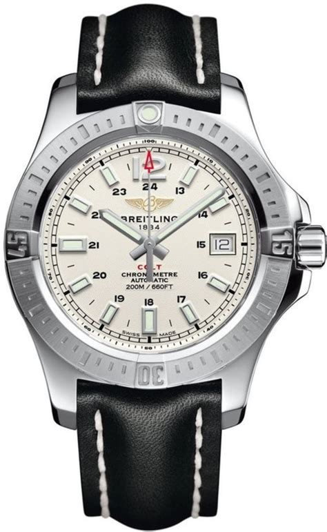 review of breitling colt 41|Breitling colt 41 silver dial.